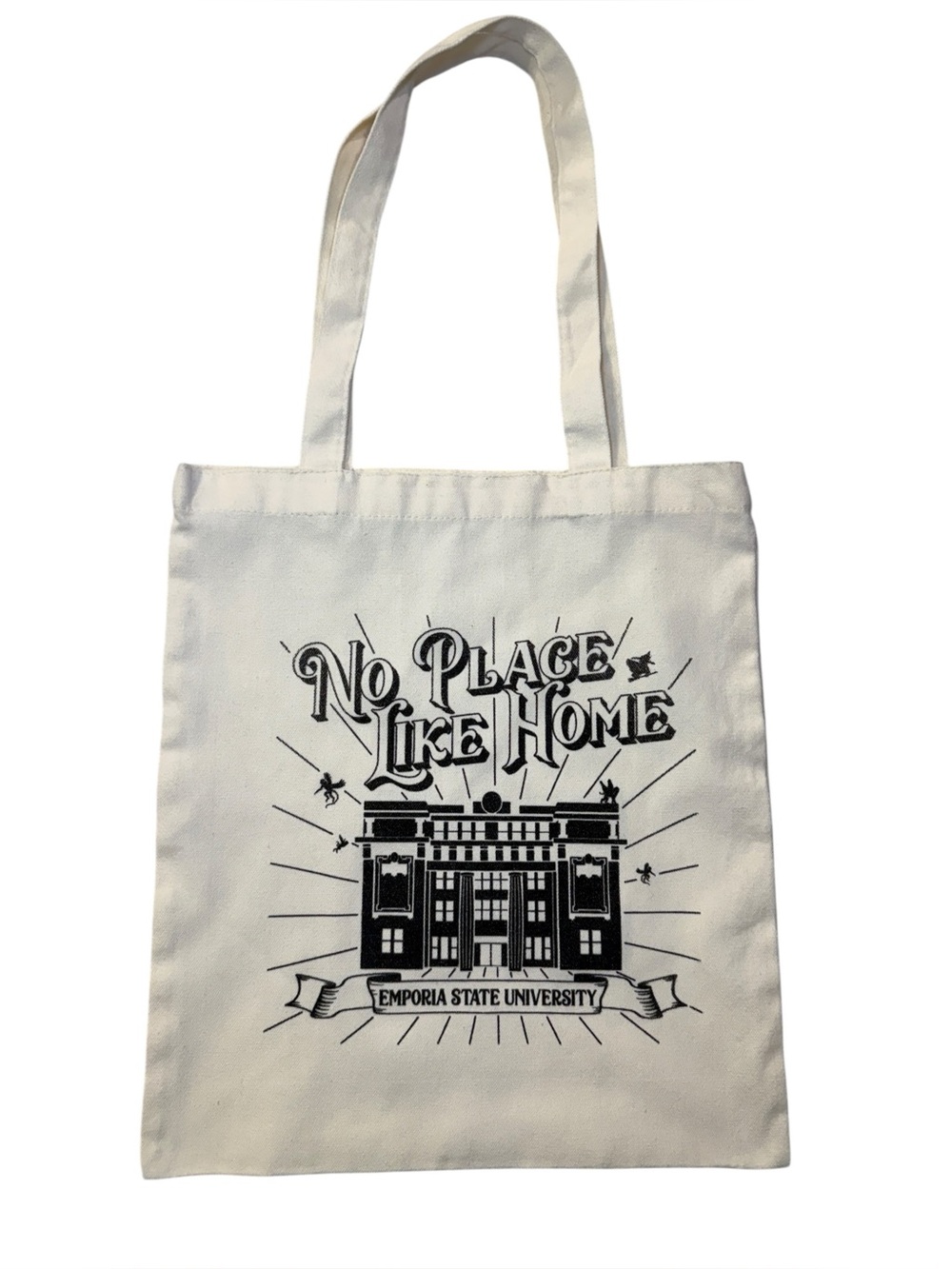 Emporia State University No Place Like Home Wizard of Oz Themed Tote Bag NWOT